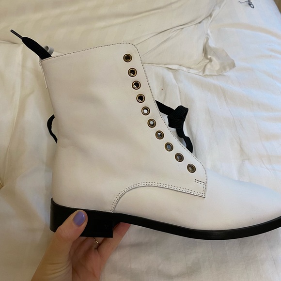 A.soliani Asti Leather Combat Boot - Picture 5 of 7